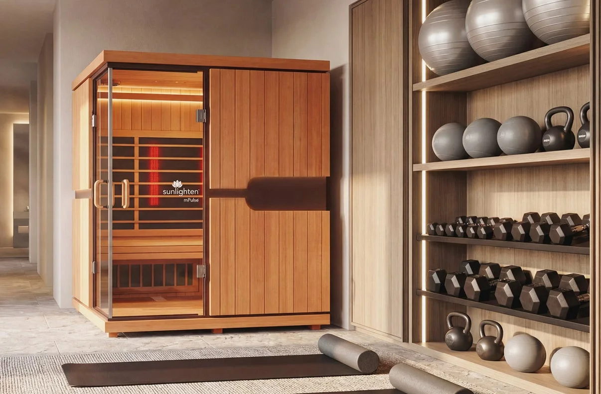 Sauna infrarouge privé à Montpellier, cabine Sunlighten chez Dopa House